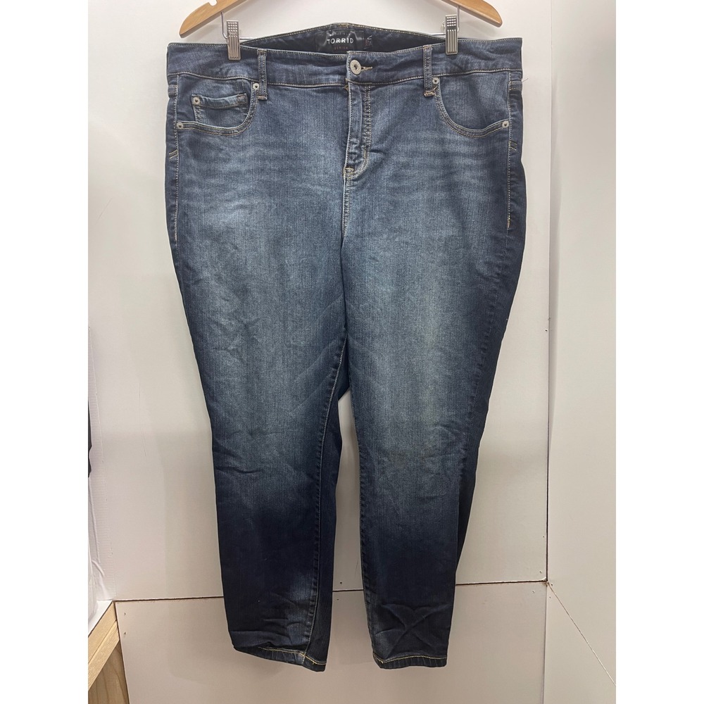 Torrid Premium High-Rise Curvy Skinny Jeans Dark Wash Denim Size 20R